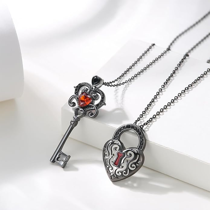 OHAYOO Dragon Phoenix Matching Necklace for Couples 925 Sterling Silver Yin Yang Pendant Necklaces for Couples Jewelry for Him and Her