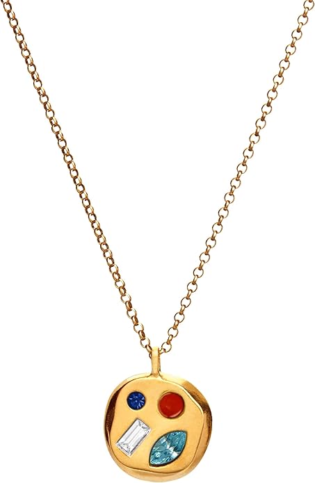 Birthdate 14k Gold Necklace for Women - 16-20in Adjustable 14 Karat Gold Chain with Lobster Clasp - Cadenas de Oro 14k Puro Para Mujer, Ladies Jewelry Birthstone