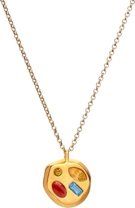 Birthdate 14k Gold Necklace for Women - 16-20in Adjustable 14 Karat Gold Chain with Lobster Clasp - Cadenas de Oro 14k Puro Para Mujer, Ladies Jewelry Birthstone