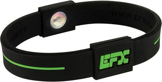 EFX Performance Surgical-Grade Silicone Balance Bracelet with Programmed Holograms for Balance, Strength, Flexibility, Energy | Waterproof & Sweatproof Bracelet for Men and Women | Great for Seniors