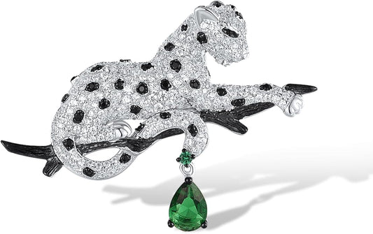 Santuzza 925 Sterling Silver Gemstone Pin Brooch for Women