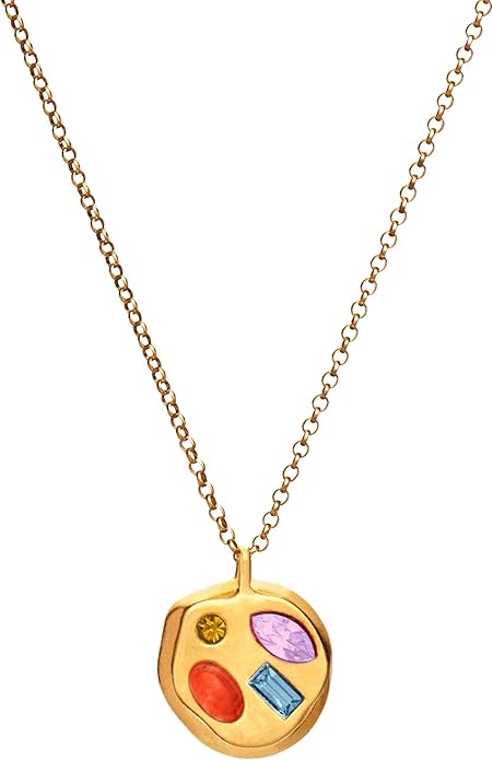 Birthdate 14k Gold Necklace for Women - 16-20in Adjustable 14 Karat Gold Chain with Lobster Clasp - Cadenas de Oro 14k Puro Para Mujer, Ladies Jewelry Birthstone