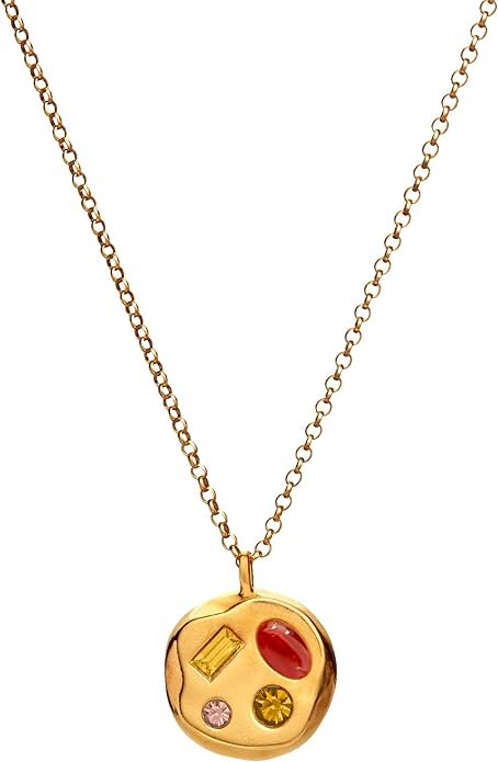 Birthdate 14k Gold Necklace for Women - 16-20in Adjustable 14 Karat Gold Chain with Lobster Clasp - Cadenas de Oro 14k Puro Para Mujer, Ladies Jewelry Birthstone