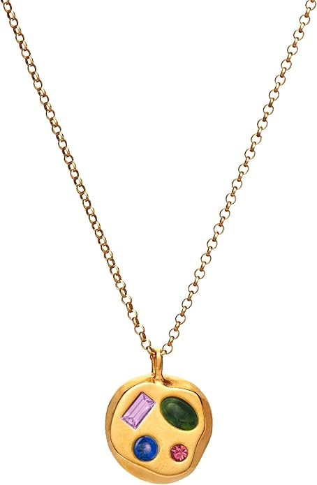Birthdate 14k Gold Necklace for Women - 16-20in Adjustable 14 Karat Gold Chain with Lobster Clasp - Cadenas de Oro 14k Puro Para Mujer, Ladies Jewelry Birthstone