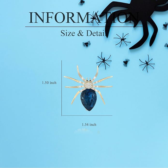 Animal Brooch for Women Rhinestone Brooch Pin 18k Gold Plated Animal Lapel Pin Fashion Jewelry Gift for Mom Wife