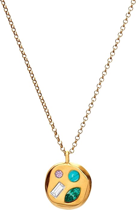 Birthdate 14k Gold Necklace for Women - 16-20in Adjustable 14 Karat Gold Chain with Lobster Clasp - Cadenas de Oro 14k Puro Para Mujer, Ladies Jewelry Birthstone