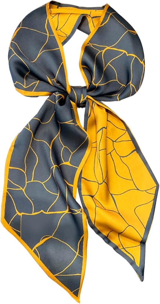 Dailyacc Hair Scarf for Women Fashion Silky Satin Headscarf Wrap Breathable Lightweight Neck Scarves For Handbag