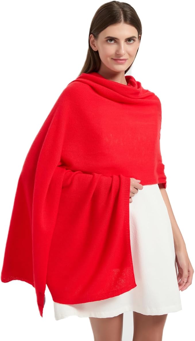 Erdenech Luxury Cashmere Wool Blend Wrap for Women, All-Season Travel Wrap Shawl, Extra Large Blanket Shawl Scarf Pashmina