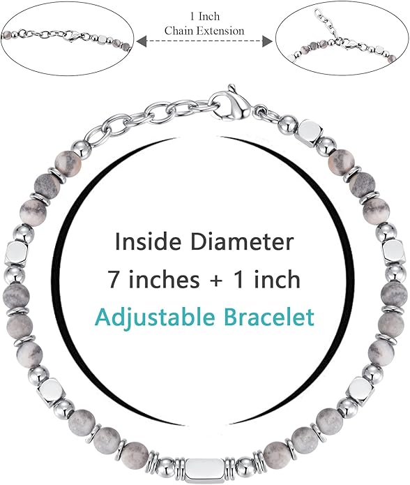 Beaded Bracelets for Women - Silver and Gold Boho Bracelets, Trendy Jewelry Gifts for Lover, Mom, Friends
