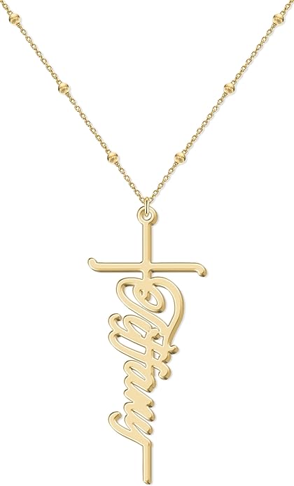Custom Name Necklace - 925 Sterling Silver & 316 Stainless Steel, 14 Fonts & Multi-Language Options, 4 Colors, 5 Chain Styles, Personalized Gift with Premium Box