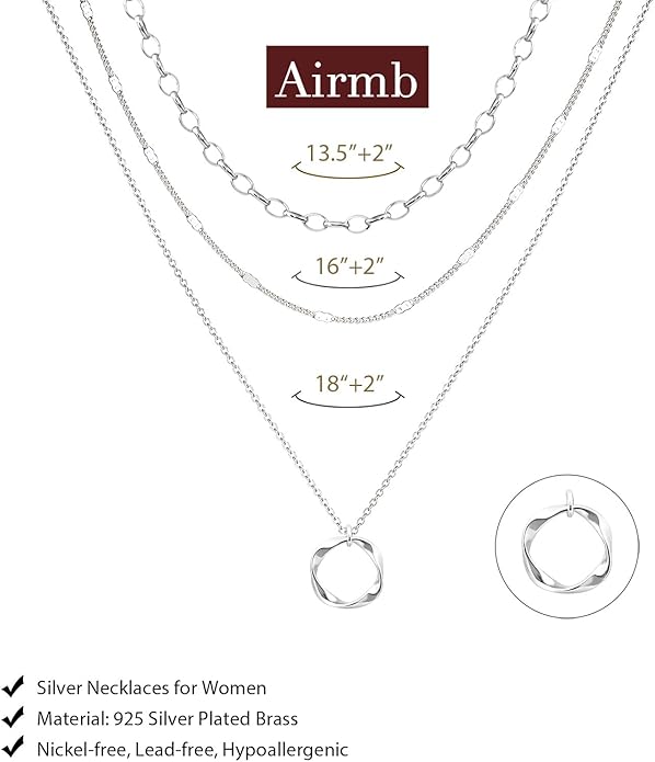 Gold Layered Necklaces for Women 14k Gold Plated Dainty Stackable Choker Necklaces for Women Trendy Layering Chain Cute Pendant Necklace Set Gold Jewelry for Women