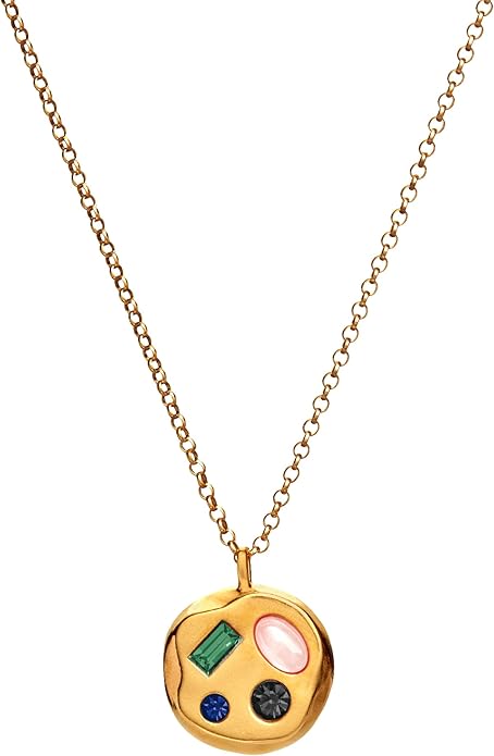 Birthdate 14k Gold Necklace for Women - 16-20in Adjustable 14 Karat Gold Chain with Lobster Clasp - Cadenas de Oro 14k Puro Para Mujer, Ladies Jewelry Birthstone