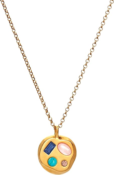 Birthdate 14k Gold Necklace for Women - 16-20in Adjustable 14 Karat Gold Chain with Lobster Clasp - Cadenas de Oro 14k Puro Para Mujer, Ladies Jewelry Birthstone