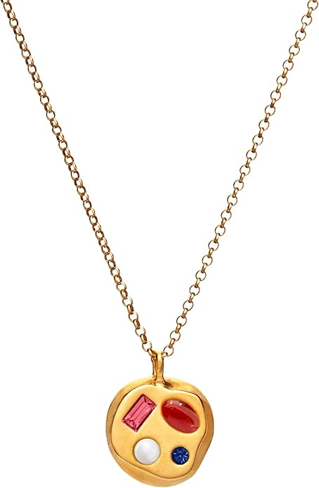Birthdate 14k Gold Necklace for Women - 16-20in Adjustable 14 Karat Gold Chain with Lobster Clasp - Cadenas de Oro 14k Puro Para Mujer, Ladies Jewelry Birthstone