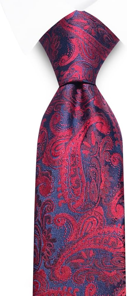 joy alice Ties Set Men Mixed Color Necktie Handkerchief Cufflinks Brooch 3.15 Formal