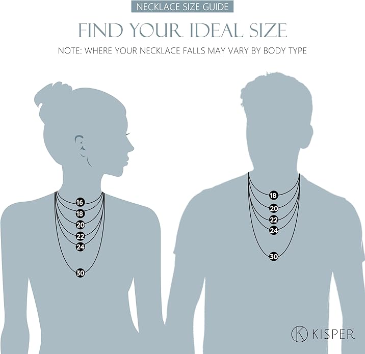 KISPER Solid 925 Sterling Diamond Cut 1.6mm Rope Chain Necklace for Women - Italian Made Durable Hypoallergenic Jewelry 16 18 20 22 24 30 Inch