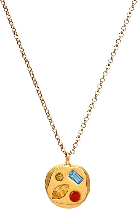Birthdate 14k Gold Necklace for Women - 16-20in Adjustable 14 Karat Gold Chain with Lobster Clasp - Cadenas de Oro 14k Puro Para Mujer, Ladies Jewelry Birthstone
