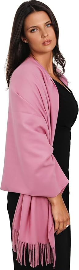 Ocomfly 100% Pashmina Scarf for Women - Premium Womens Scarves - Gift Boxed - Shawls or Wraps - Ultra Soft and Warm