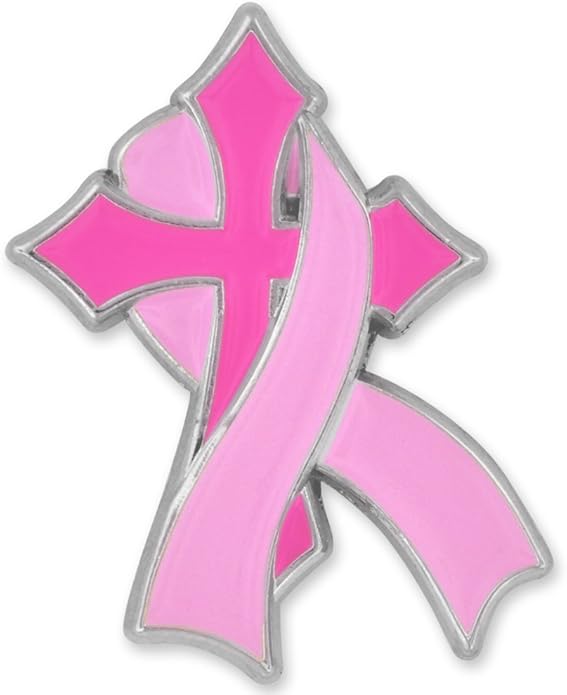 PinMarts Breast Cancer Ribbons and Breast Cancer Awareness Enamel Pins - Perfect Breast Cancer Gifts for Women, Events, Fundraisers, and Breast Cancer Awareness Decoration