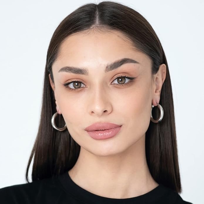 4mm Thick Gold Chunky Earrings Steling Silver Post Hoops Earrings For Women Hollow Tube Hoops Earrings Thick Gold Hoop Earrings Hypoallergenic Lightweight Gold Hoop Large Earrings 20/30/40/50/60MM