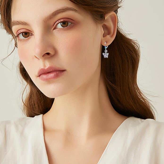 925 Sterling Silver Animals and Plants Dangle Drop Earrings for Women Hypoallergenic Gift for Women Mom Wife Her, Mother’s Day, Birthday, Anniversary