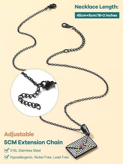 Supcare Locket Necklace That Holds Pictures-Engraved Photo Pendant Custom Jewellery Gifts for Men Women (with Jewellery Gift Box)