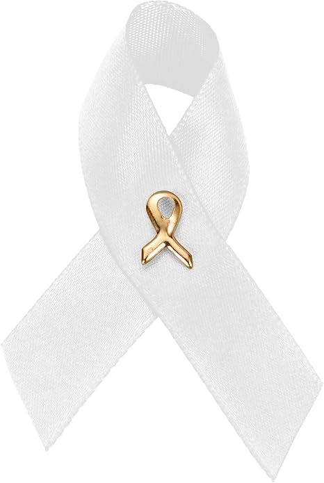 1/2/5/10/25/50/100pcs Satin Awareness Ribbon Pins (Pick your color), for Cancer & Disease Awareness, Bulk Quantities for Fundraising, Events, Gift Giving