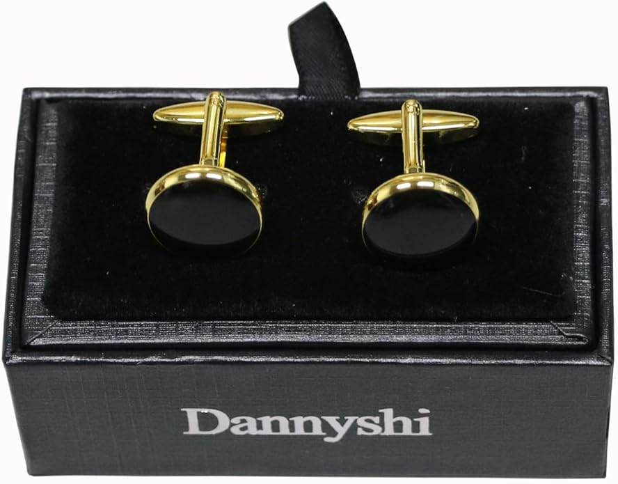Dannyshi Cufflinks for Men Classic Wedding Business Shirt Cuff Links Set Gifts with Box