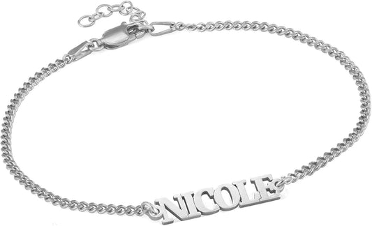Choose your style Personalized Name Anklet/Bracelet – Dainty Jewelry Gift for Women, Mom, Wife, Girlfriend - Valentine’s Day, Mother’s Day, Christmas