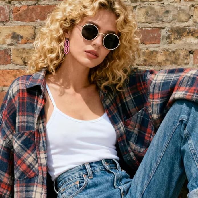 Madison Tyler 80s 90s Sport Earrings for Women | Funny Dangle Earrings for Women | 90s Vintage Dangling Earrings for Women | Jewelry Gift for Women