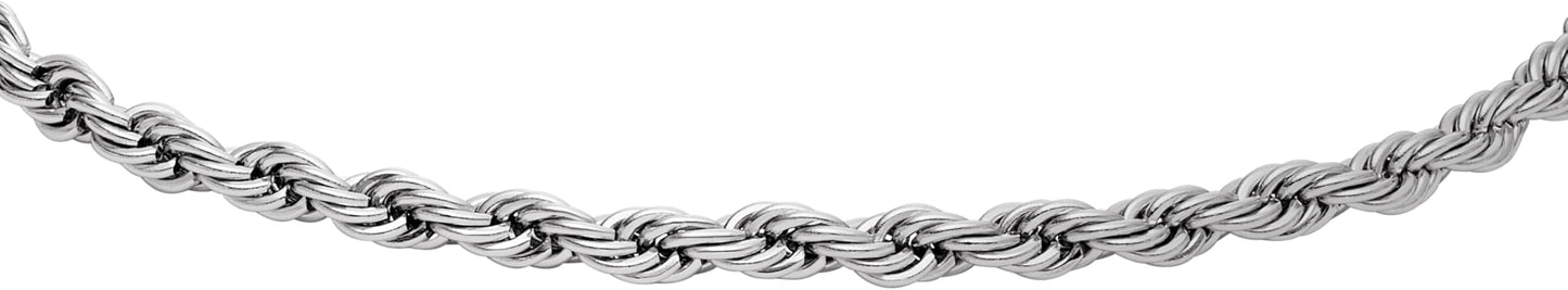 Fossil Men's Plated Stainless Steel Engravable Personalized Gift ID, Chain or Cuff Bracelet for Men