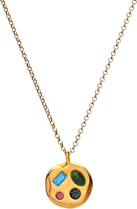 Birthdate 14k Gold Necklace for Women - 16-20in Adjustable 14 Karat Gold Chain with Lobster Clasp - Cadenas de Oro 14k Puro Para Mujer, Ladies Jewelry Birthstone