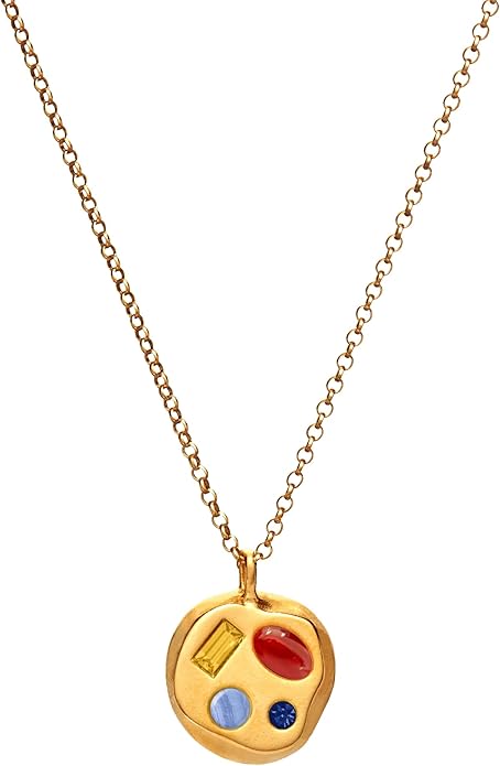 Birthdate 14k Gold Necklace for Women - 16-20in Adjustable 14 Karat Gold Chain with Lobster Clasp - Cadenas de Oro 14k Puro Para Mujer, Ladies Jewelry Birthstone
