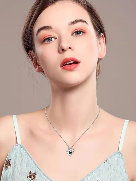 Tahitian Black Pearl Necklace Infinity Gifts for Women Wife Wedding Birthday Anniversary Jewelry Valentines Christmas Day Gifts 925 Sterling Silver
