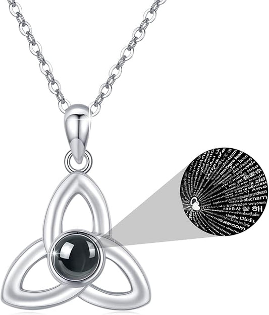 TUGHRA Evil Eye Necklace S925 Sterling Silver Evil Eye Pendant Necklaces Protection Jewelry Amulet Gift for Women Girls Boys Men Birthday Anniversary