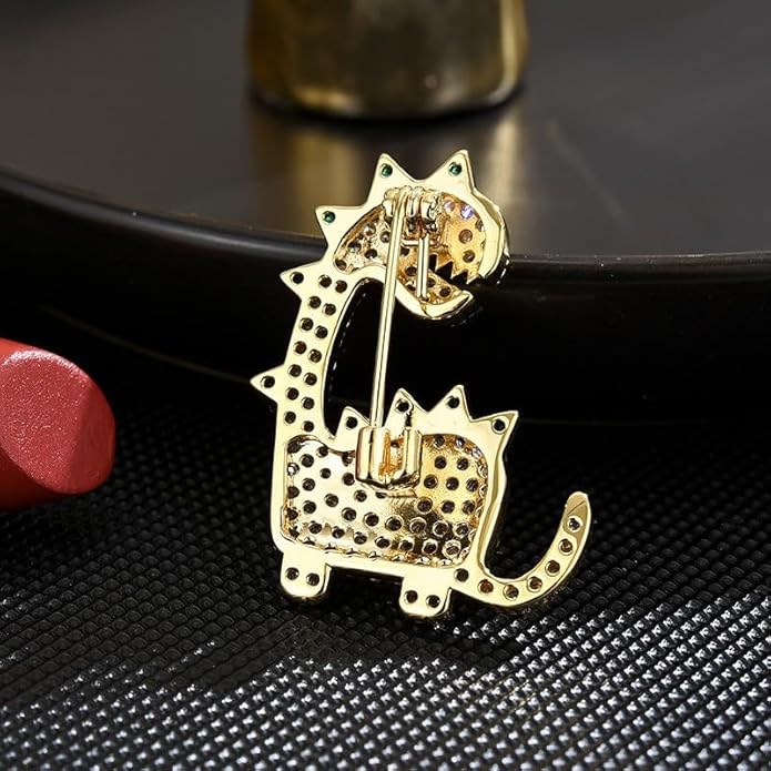 UNVAK Animal Brooches for Women Pearl Rhinestones Animal Brooch Pin Cute Animal Jewelry Gift for Wife Mom Girlfriends