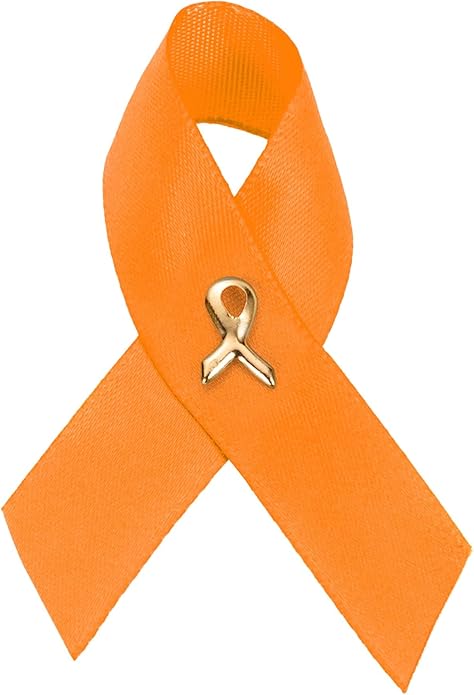 1/2/5/10/25/50/100pcs Satin Awareness Ribbon Pins (Pick your color), for Cancer & Disease Awareness, Bulk Quantities for Fundraising, Events, Gift Giving