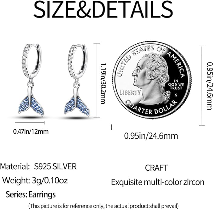 925 Sterling Silver Women Earrings, Sparkling Star and Moon Earrings, Various Hypoallergenic Earrings, Best Gift for Women