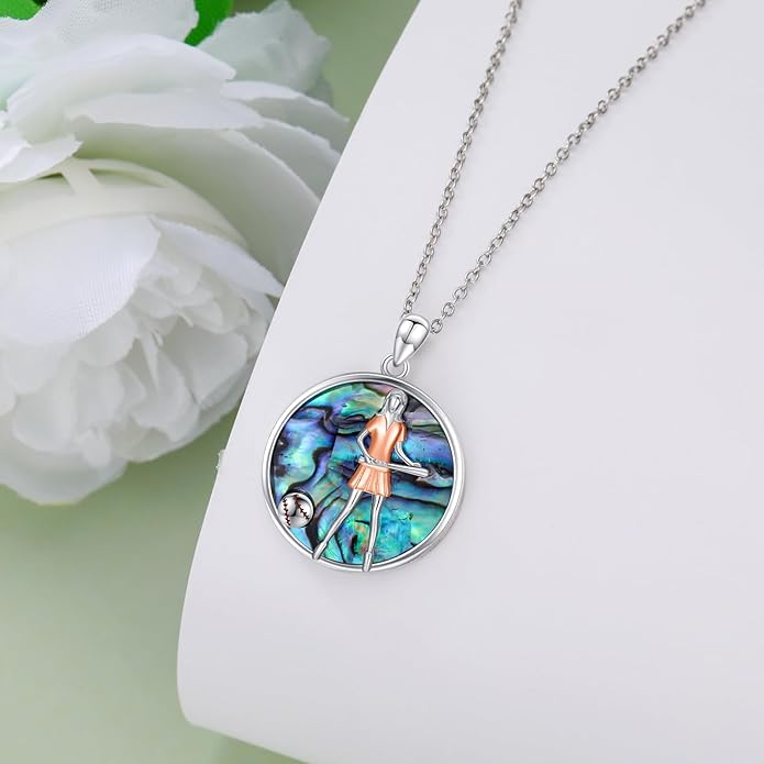 Soccer/Basketball/Gymnastics/Swimming/Ballet/Running/Golf/hockey Necklace 925 Sterling Silver Sport Jewelry Birthday Christmas Gifts for Women