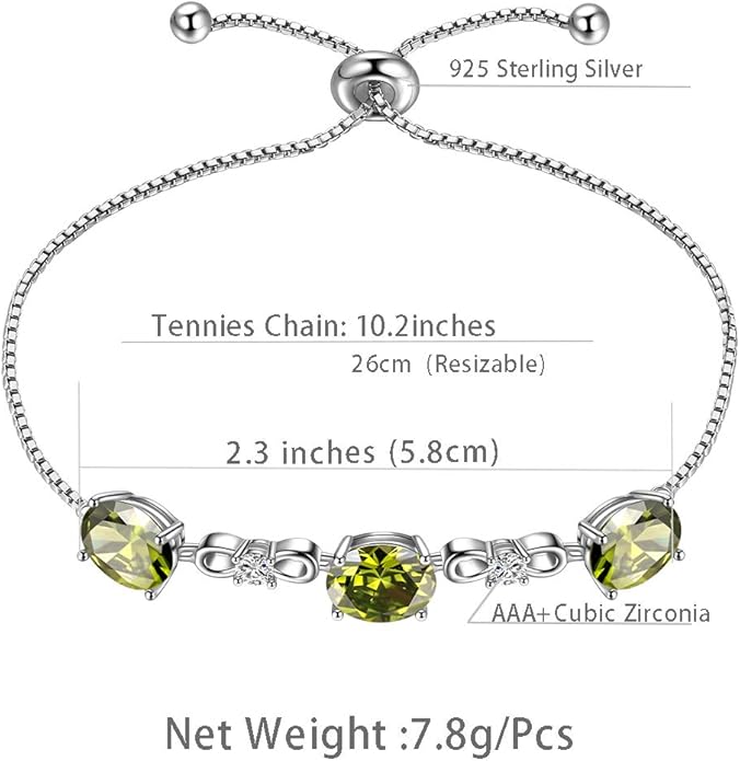 Aurora Tears 925 Sterling Silver 12 Birthstones Necklace/Earring/Ring/Bracelet Women Birthstone Pendant Crystal Fashion Birthday Jewelry Christmas Gift for Girls Women