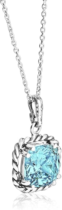 JEAN RACHEL JEWELRY 925 Sterling Silver Necklace for Women - Rope with Cubic Zirconia Vintage Design - Hypoallergenic, Lead & Nickel Free Jewelry - Artisan Handcrafted Statement Necklace