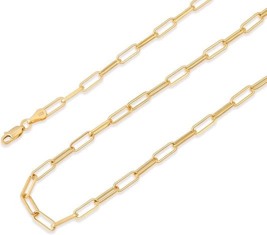 925 Sterling Silver Singapore Chain Lobster Clasp Paperclip Necklace for Women Sparkling Chain 2mm2.5mm3mm4mm5mm Gifts for Her