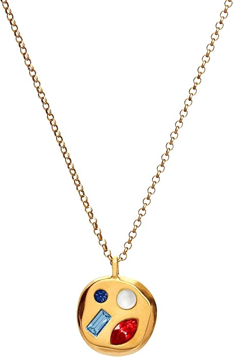 Birthdate 14k Gold Necklace for Women - 16-20in Adjustable 14 Karat Gold Chain with Lobster Clasp - Cadenas de Oro 14k Puro Para Mujer, Ladies Jewelry Birthstone
