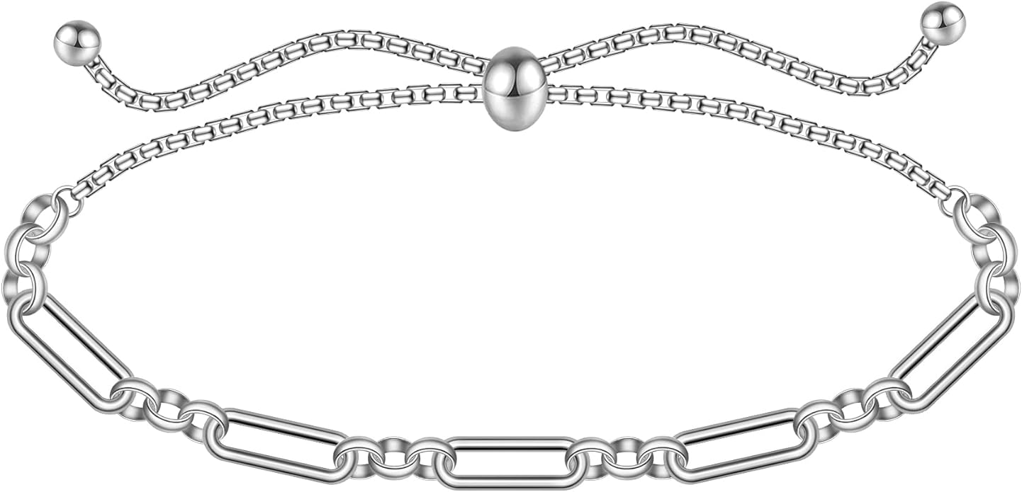 CHIC & ARTSY 925 Sterling Silver Ankle Bracelet Multilayer Anklets for Women Satellite, Star, Cross, Circle, Butterfly, Teardrop, Oval Disk Layered Anklet Beach Jewelry
