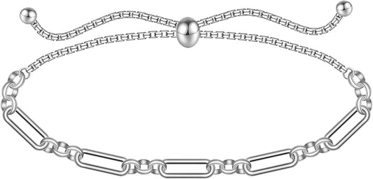 CHIC & ARTSY 925 Sterling Silver Ankle Bracelet Multilayer Anklets for Women Satellite, Star, Cross, Circle, Butterfly, Teardrop, Oval Disk Layered Anklet Beach Jewelry