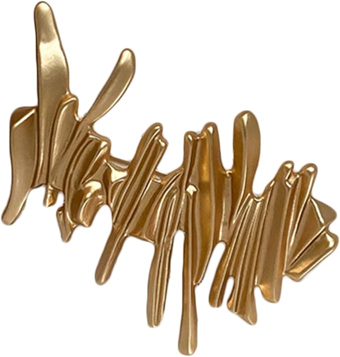 HANGELI Irregular Metal Brooches Simple Design Fashion Retro Brooch Female Brooch Accessories Alloy