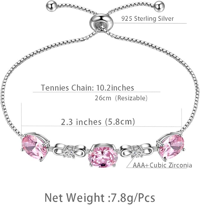 Aurora Tears 925 Sterling Silver 12 Birthstones Necklace/Earring/Ring/Bracelet Women Birthstone Pendant Crystal Fashion Birthday Jewelry Christmas Gift for Girls Women