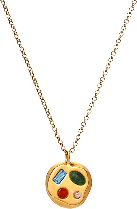 Birthdate 14k Gold Necklace for Women - 16-20in Adjustable 14 Karat Gold Chain with Lobster Clasp - Cadenas de Oro 14k Puro Para Mujer, Ladies Jewelry Birthstone
