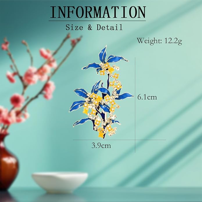 Flower Floral Brooch Pin Pearl Rhinestone Crystal Brooches Pins Scarf Brooch Clip Christmas Lapel Pin Dress Accessories for Women