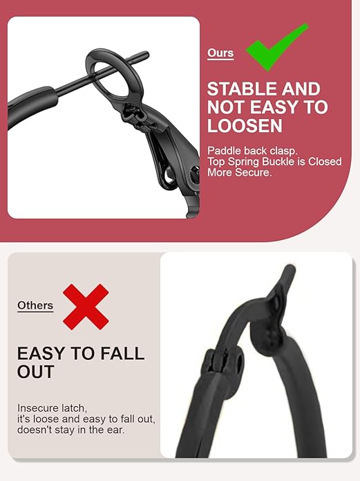 FOCALOOK 14K Gold Plated Lightweight Large Hoops| 2mm Thin Hoop Earrings for Women 30/40/50/70/100mm